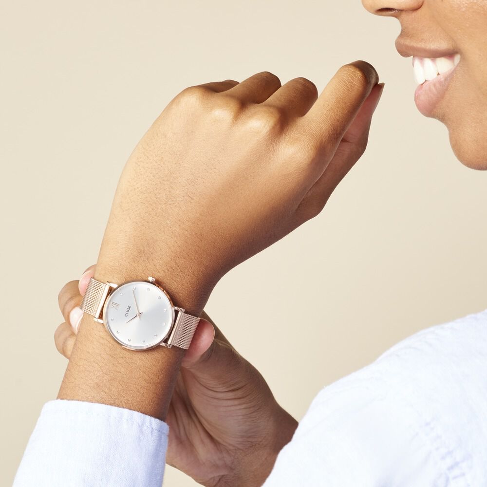 Montre Cluse Minuit Argenté - Montres étanches Femme | Marc Orian