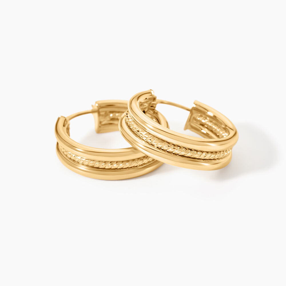 Créoles Dionysios Or Jaune - Créoles Femme | Marc Orian