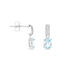 Boucles D'oreilles Puces Josefa Argent Blanc Oxyde De Zirconium - Puces Femme | Marc Orian