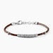 Bracelet Jourdan Cuir De Vache Marron - Bracelets cuir Homme | Marc Orian