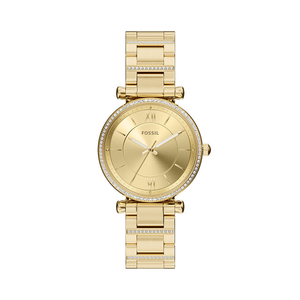 Montre Fossil Carlie 35 Champagne - Montres &eacute;tanches Femme | Marc Orian