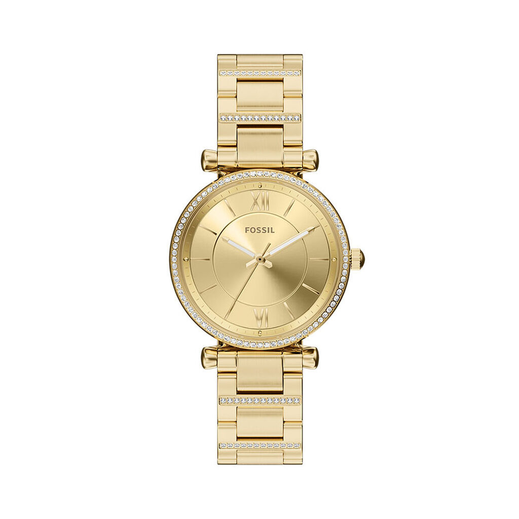 Montre Fossil Carlie 35 Champagne - Montres &eacute;tanches Femme | Marc Orian