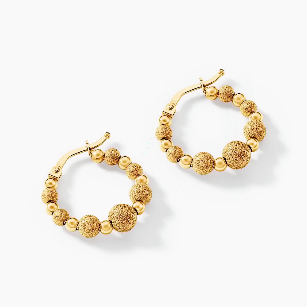 Cr&eacute;oles Ladonna Or Jaune - Cr&eacute;oles Femme | Marc Orian