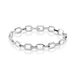 Bracelet Jonc Rava Argent Blanc Oxyde De Zirconium - Bracelets cha&icirc;nes Femme | Marc Orian