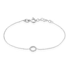 Bracelet Peytone Argent Blanc - Bracelets chaînes Femme | Marc Orian