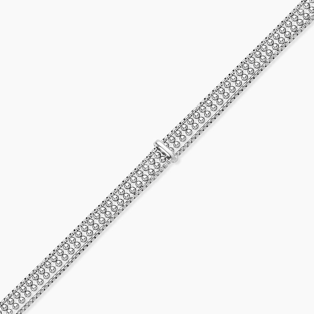 Bracelet Freja Argent Blanc - Bracelets fantaisie Femme | Marc Orian