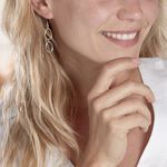 Boucles D'oreilles Pendantes Lucia Or Bicolore - Pendantes Femme | Marc Orian