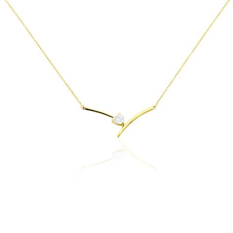 Collier Valeriana Or Jaune Oxyde De Zirconium - Colliers avec pierres Femme | Marc Orian