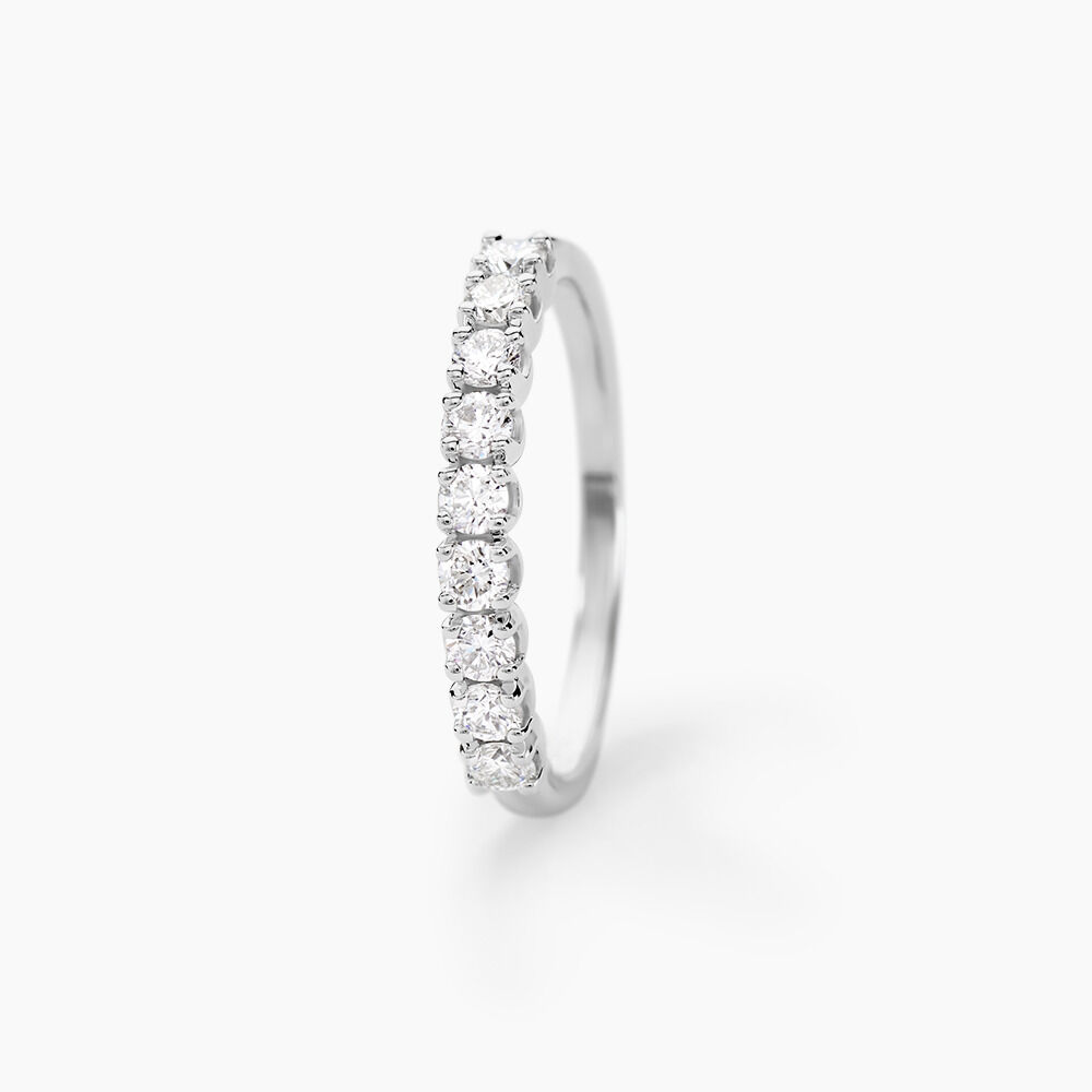 Alliance Hera Or Blanc Diamant - Alliances duo Femme | Marc Orian