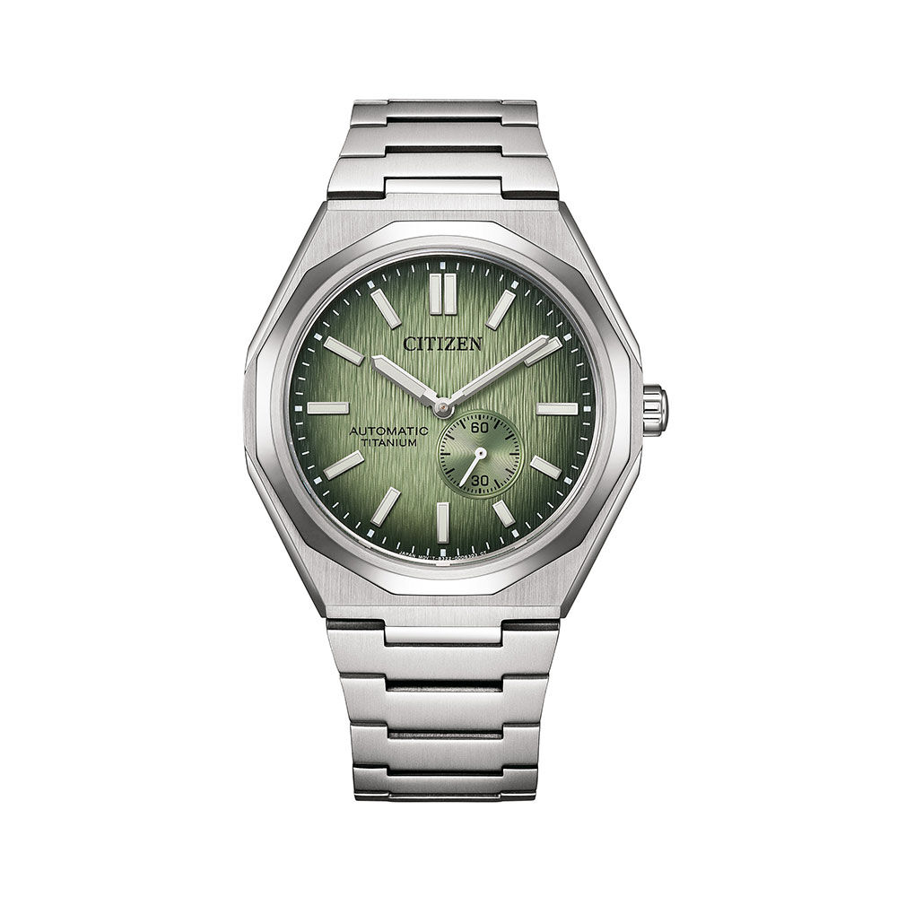 Montre Citizen Super Titanium Mechanical Zenshin Vert - Montres automatiques Homme | Marc Orian
