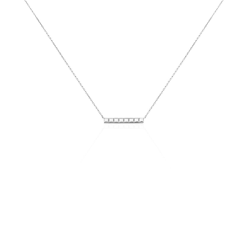 Collier Teressa Argent Blanc - Colliers fantaisie Femme | Marc Orian