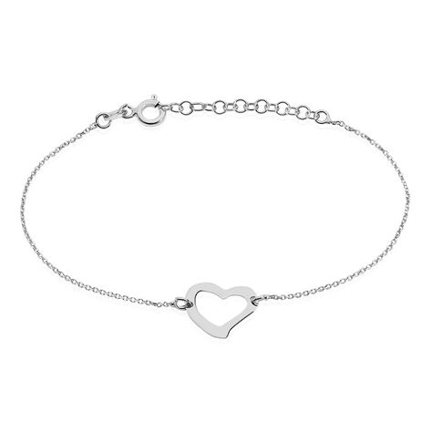 Bracelet Prescilya Argent Blanc - Bracelets chaînes Femme | Marc Orian