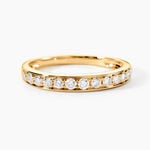 Demi-alliance Or  Jaune  Valentine Diamant Synthetique - Parures de mariage Femme | Marc Orian