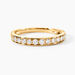 Demi-alliance Or  Jaune  Valentine Diamant Synthetique - Parures de mariage Femme | Marc Orian