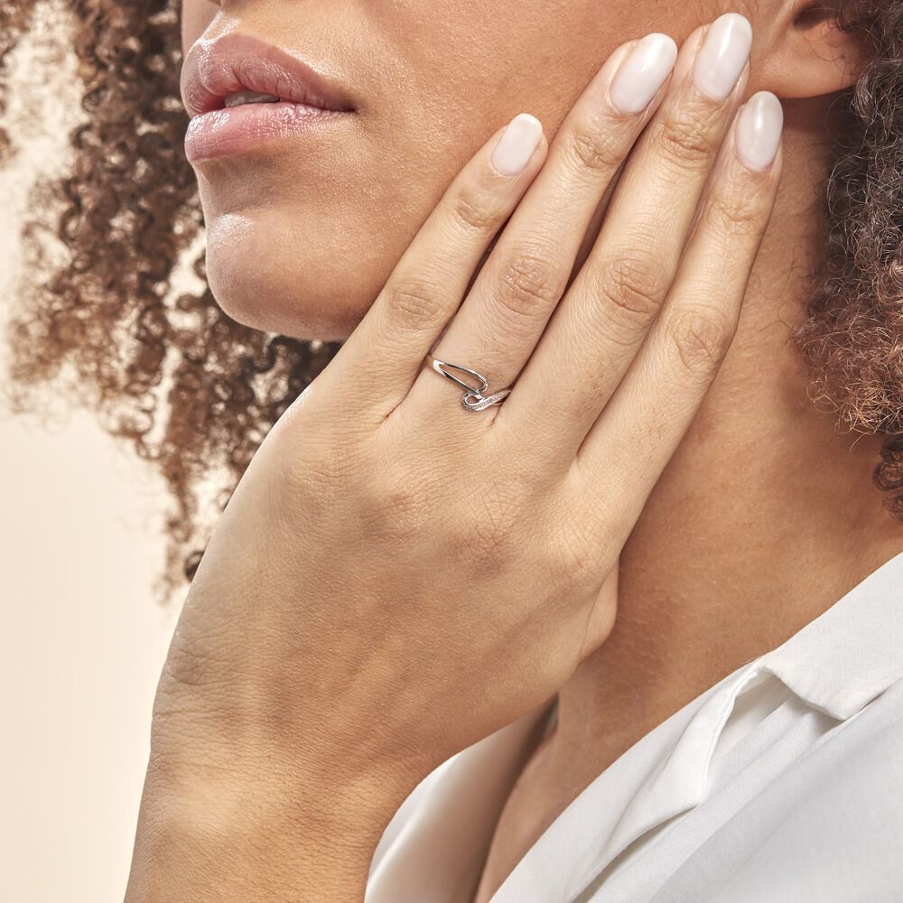 Bague Emma-lise Or Blanc Diamant - Bagues pierres précieuses Femme | Marc Orian