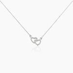 Collier Loving Argent Blanc Oxyde De Zirconium - Colliers avec pierres Femme | Marc Orian