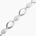 Bracelet Paulita Argent Blanc - Bracelets Medailles Femme | Marc Orian