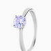 Bague Elyana Argent Blanc Oxyde De Zirconium - Solitaires Femme | Marc Orian