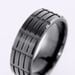 Bague Fabio Acier Noir - Bijoux fantaisie Homme | Marc Orian