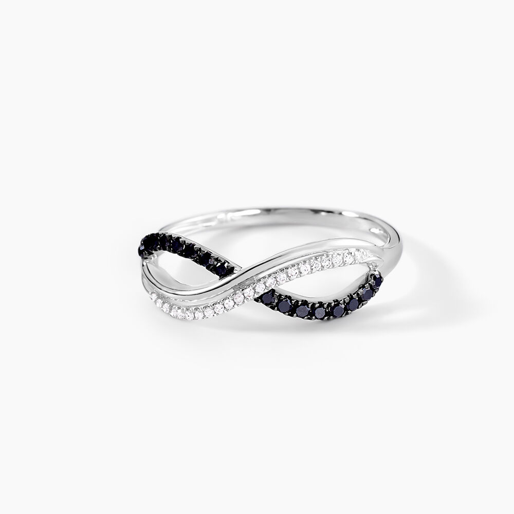 Bague Rejane Or Blanc Diamant - Bagues pierres précieuses Femme | Marc Orian