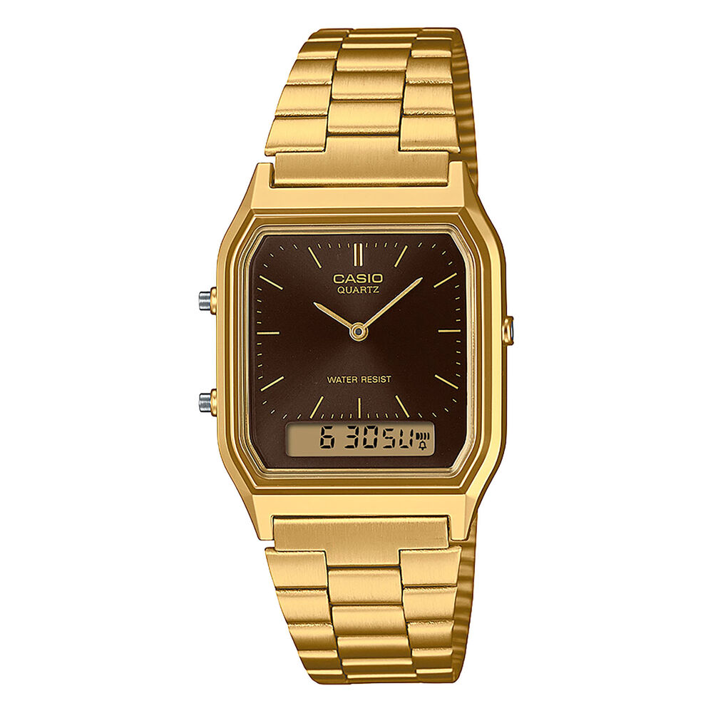 Montre Casio Collection Marron - Montres étanches Famille | Marc Orian