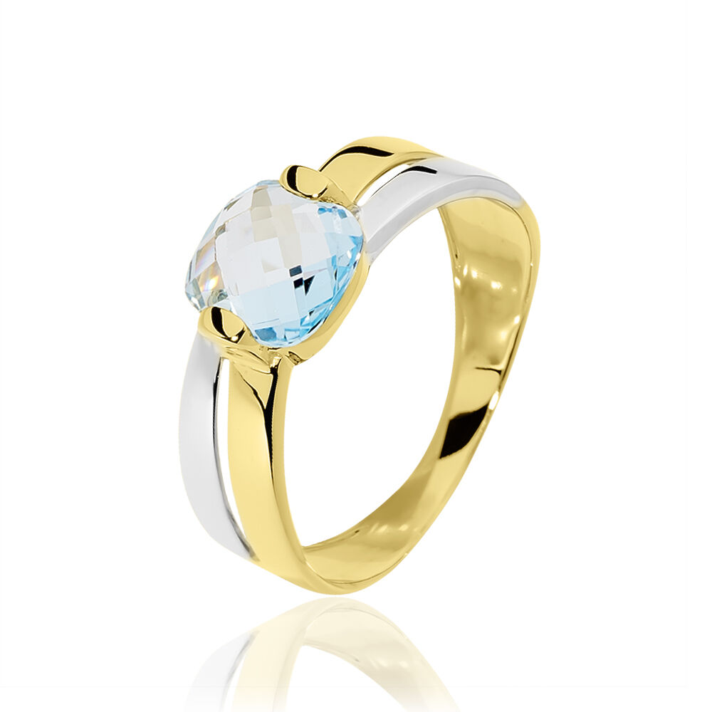 Bague Suzana Or Bicolore Topaze - Bagues pierres fines Femme | Marc Orian