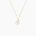 Pendentif Lettre N Or Jaune Oxyde - Pendentifs Famille | Marc Orian