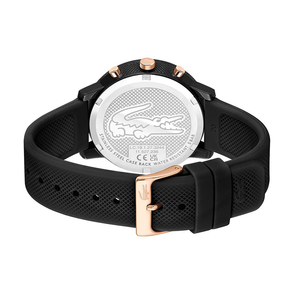 Montre Lacoste .12.12 Chrono Noir - Montres étanches Homme | Marc Orian
