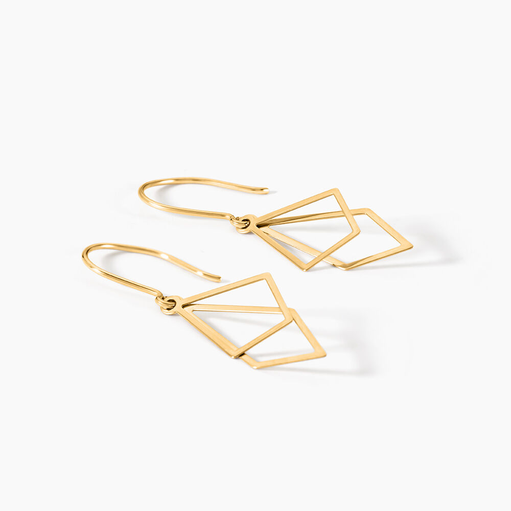 Boucles D'Oreilles Pendantes Menes Or Jaune - Pendantes Femme | Marc Orian