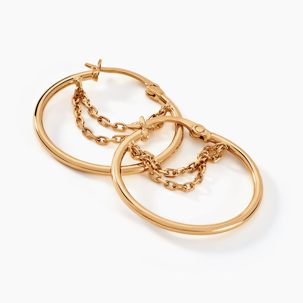 Cr&eacute;oles Omnia Plaqu&eacute; Or Dor&eacute; - Cr&eacute;oles Femme | Marc Orian