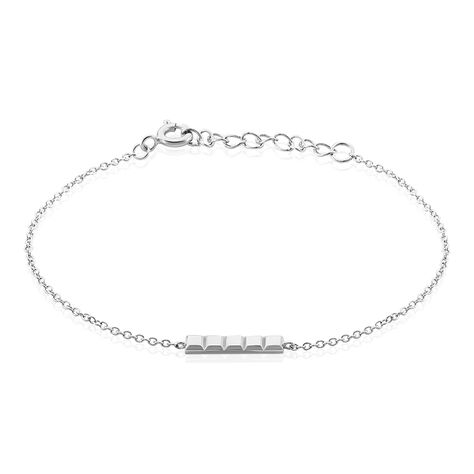 Bracelet Teressa Argent Blanc - Bracelets chaînes Femme | Marc Orian