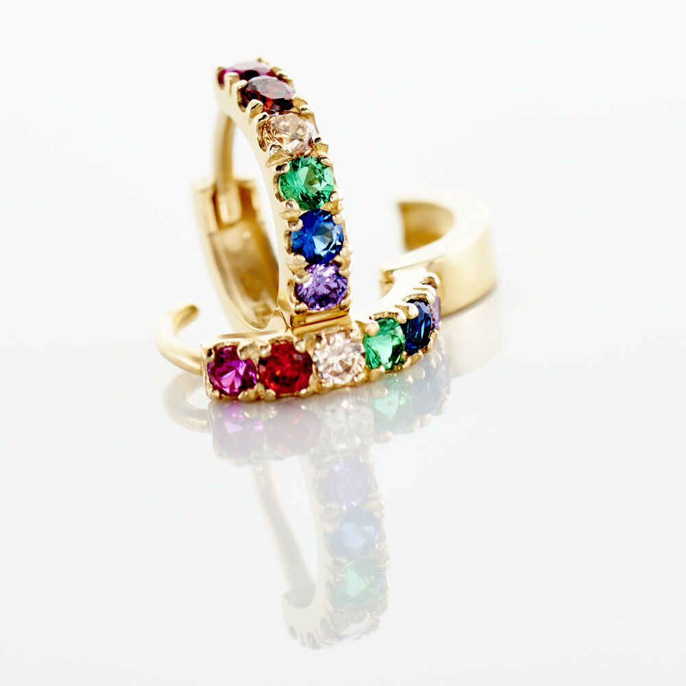 Creoles Andgelina Or Jaune Oxydes De Zirconium - Créoles Femme | Marc Orian