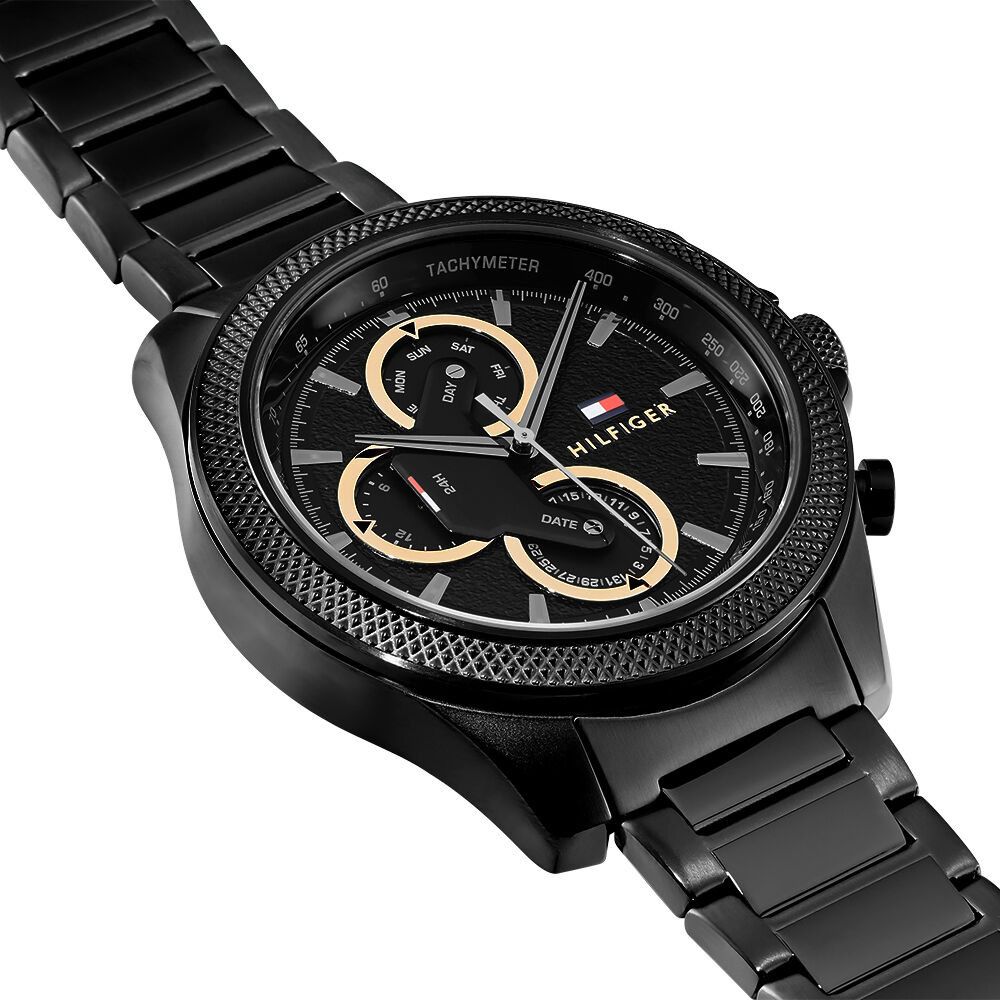 Montre Tommy Hilfiger Clark Noir - Fête des pères Homme | Marc Orian