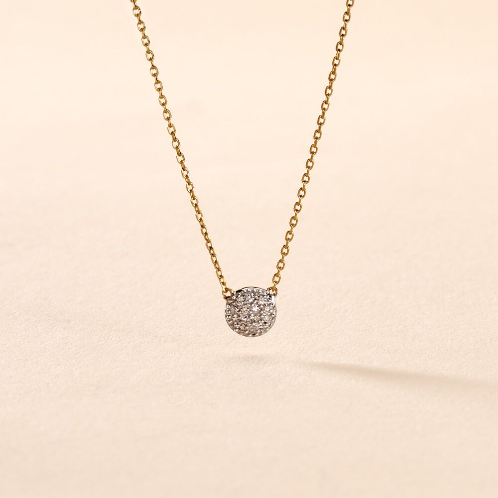 Collier Teani Or Jaune Diamant - Colliers avec pierres Femme | Marc Orian