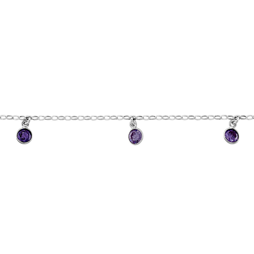 Bracelet Argent Blanc Muireall Oxydes De Zirconium - Bracelets chaînes Femme | Marc Orian