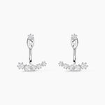 Bijoux D'oreilles Karoly Argent Blanc Oxyde De Zirconium - Piercings d'oreilles Femme | Marc Orian