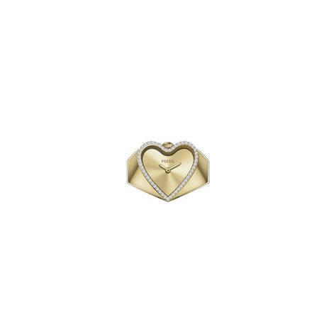 Montre Fossil Heart Watch Ring Doré - Nouveautés Femme | Marc Orian