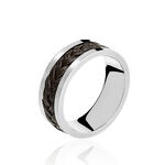 Bague Ally Acier Blanc - Bijoux fantaisie Homme | Marc Orian