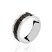 Bague Ally Acier Blanc - Bagues Homme | Marc Orian