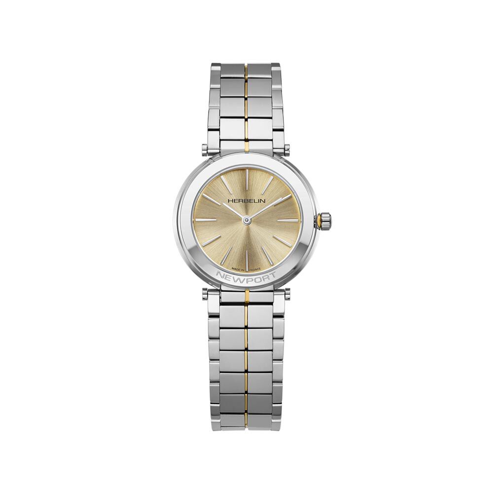 Montre Herbelin Newport Slim Champagne - Montres étanches Femme | Marc Orian