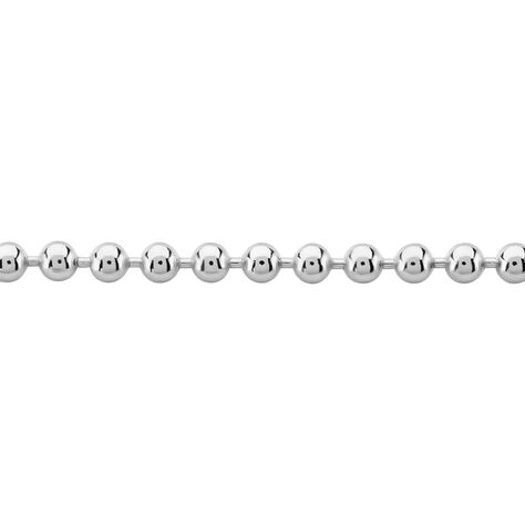 Collier Nateo Boules Argent Blanc - Colliers Homme | Marc Orian