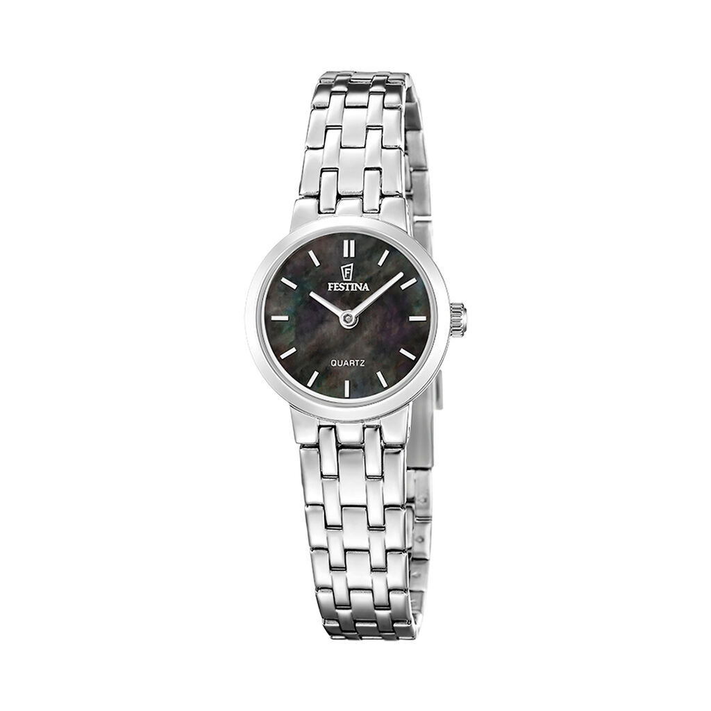 Montre Festina Mademoiselle 23 Nacre Noire - Montres &eacute;tanches Femme | Marc Orian