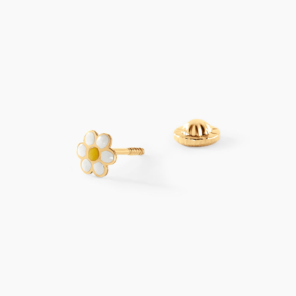 Boucles D'oreilles Puces Marigold Or Jaune - Puces Enfant | Marc Orian