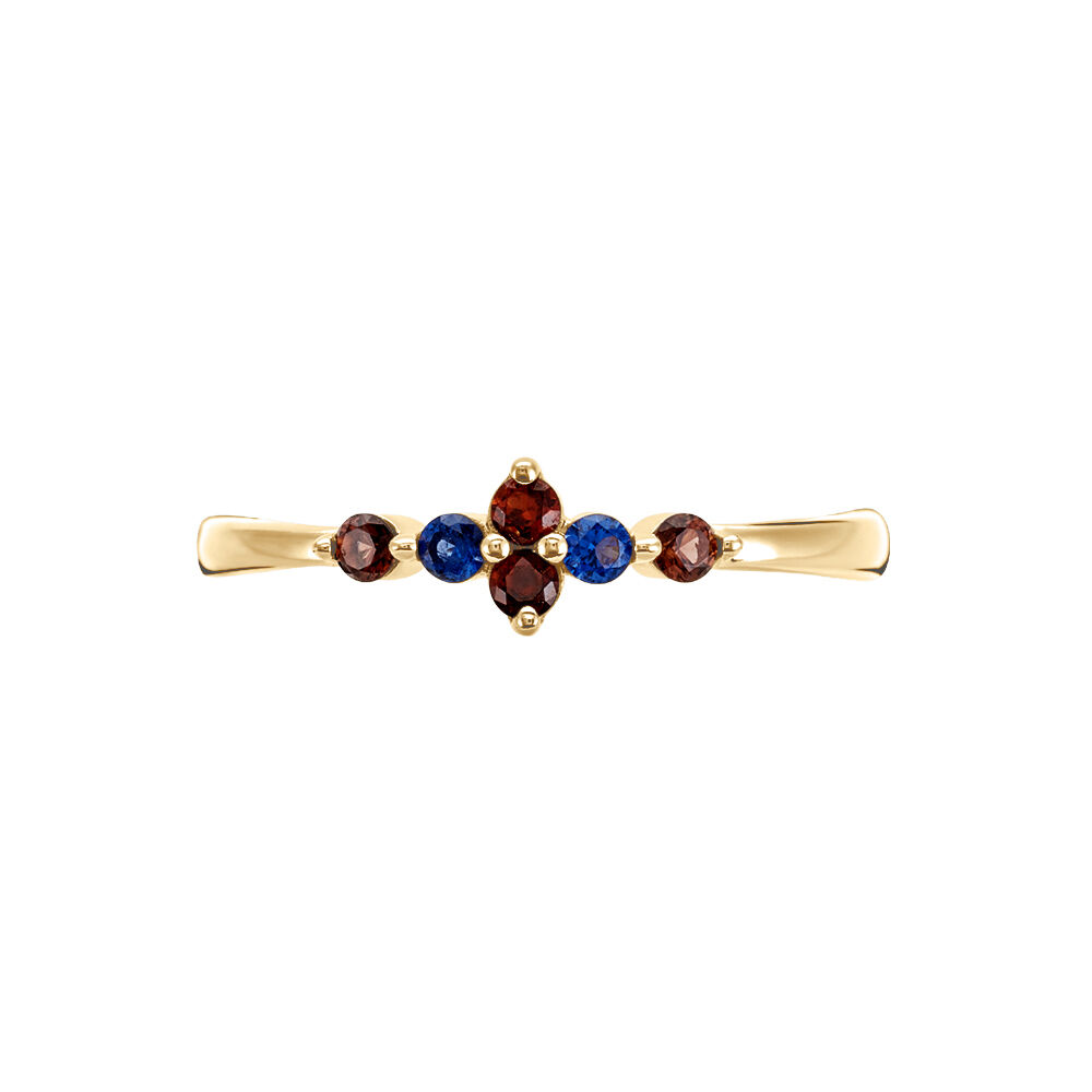 Bague Laeticia Plaqué Or Doré Pierres De Synthèses - Bagues avec pierre Femme | Marc Orian