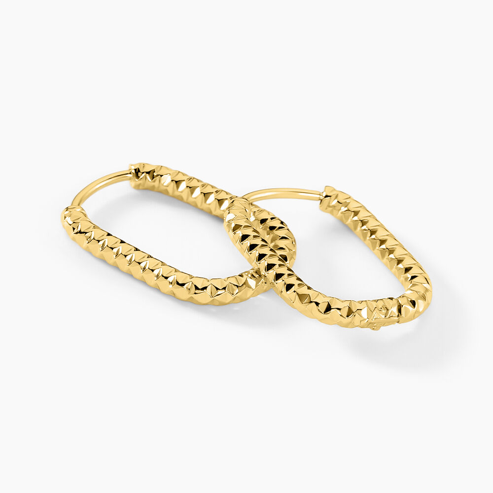 Créoles Spencer Acier Jaune - Créoles Femme | Marc Orian