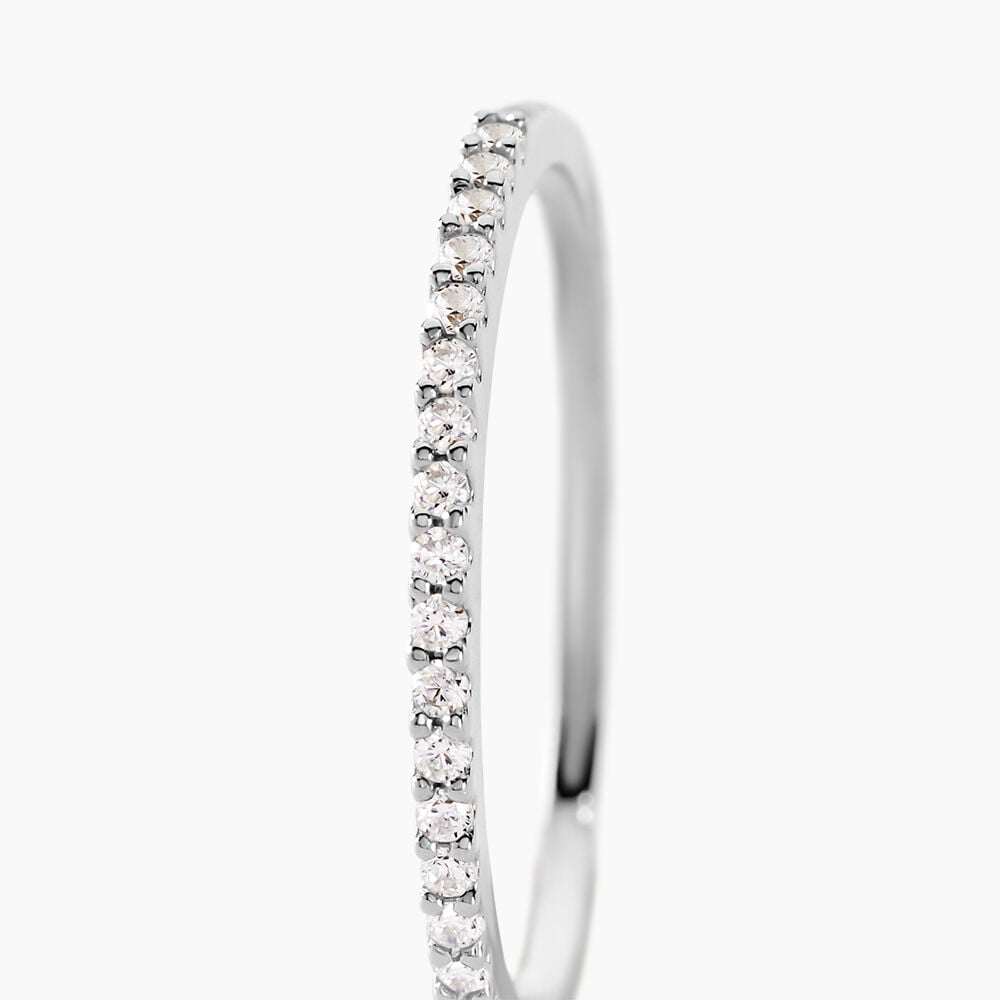 Bague Jaquelyn Argent Blanc Oxyde De Zirconium - Bijoux fantaisie Femme | Marc Orian