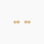 Boucles D'Oreilles Puces Annie-Francoise Argent Dor&eacute; A L'Or 750/1000 - Puces Femme | Marc Orian