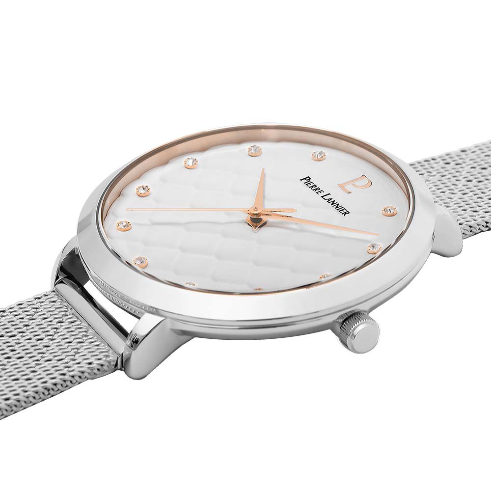 Montre Pierre Lannier Grace Blanc - Montres &eacute;tanches Femme | Marc Orian