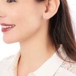 Boucles D'oreilles Puces Victoria Or Jaune Diamant - Puces Femme | Marc Orian