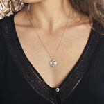 Collier Basil Argent Blanc Oxyde De Zirconium - Colliers avec pierres Femme | Marc Orian